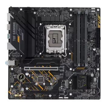 Материнская плата ASUS TUF GAMING B660M-E D4, Socket1700, Intel B660, 4xDDR4, 2PCI-Ex16, 4SATA3, 7.1-ch, 2.5GLAN, 6 USB 3.2, 1 USB Type-C, HDMI, DP, mATX, Retail