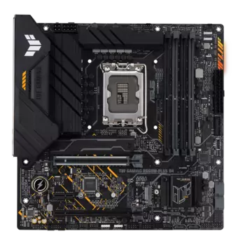 Материнская плата ASUS TUF GAMING B660M-PLUS D4, Socket1700, Intel B660, 4xDDR4, 2PCI-Ex16, 4SATA3, 7.1-ch, 2.5GLAN, 7 USB 3.2, 2 USB Type-C, HDMI, DP, mATX, Retail