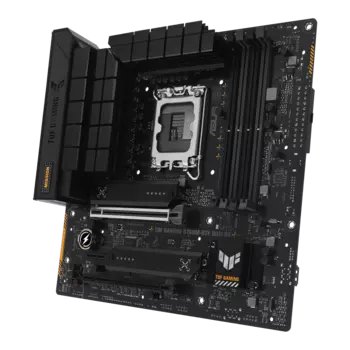 Материнская плата ASUS TUF GAMING B760M-BTF WIFI D4, Socket1700, Intel B760, 4xDDR4, 2PCI-Ex16, 4SATA3, 7.1-ch, 2.5GLAN, 5 USB 3.2, 4 USB Type-C, HDMI, DP, mATX, Retail