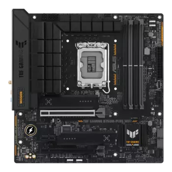 Материнская плата ASUS TUF GAMING B760M-PLUS WIFI, Socket1700, Intel B760, 4xDDR5 DIMM, 2PCI-Ex16, 4SATA3, 7.1-ch, 2.5GLAN, 7 USB 3.2, 2 USB Type-C, HDMI, DP, mATX, Retail