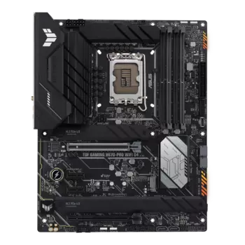 Материнская плата ASUS TUF GAMING H670-PRO WIFI D4, Socket1700, Intel H670, 4xDDR4, 2PCI-Ex16, 4SATA3, 7.1-ch, 2.5GLAN, 8 USB 3.2, 2 USB Type-C, HDMI, DP, ATX, Retail