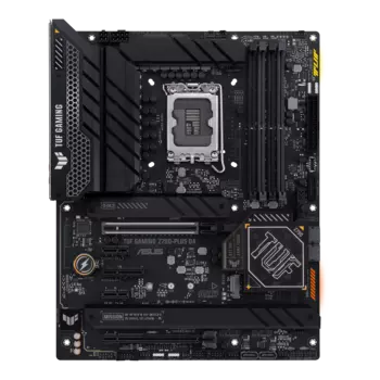 Материнская плата ASUS TUF GAMING Z790-PLUS D4, Socket1700, Intel Z790, 4xDDR4, 2PCI-Ex16, 4SATA3, 7.1-ch, 2.5GLAN, 8 USB 3.2, 3 USB Type-C, HDMI, DP, ATX, Retail
