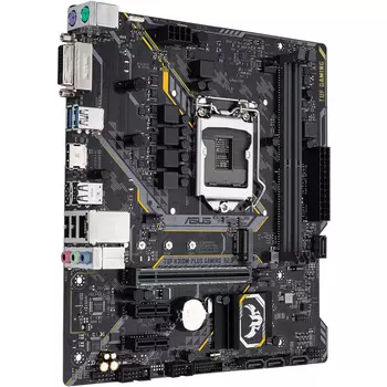 Материнская плата ASUS TUF H310M-PLUS GAMING R2.0, Socket1151v2, Intel H310, 2xDDR4, PCI-Ex16, 4SATA3, 7.1-ch, 4USB 3.1, DVI, HDMI, mATX, Retail