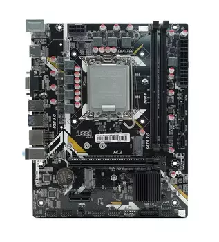 Материнская плата CBR H610M, Socket1700, Intel H610, 2xDDR4, PCI-Ex16, 3SATA3, 7.1-ch, GLAN, 3 USB 3.0, VGA, HDMI, mATX, Retail