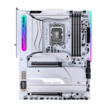 Материнская плата Colorful iGame Z890 FLOW V20, LGA1851, Intel Z890, 4xDDR5 DIMM, 2PCI-Ex16, 4SATA3, 7.1-ch, 2.5GLAN, 6 USB 3.2, 3 USB Type-C, HDMI, DP, Type-C DP, ATX, Retail