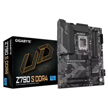 Материнская плата GIGABYTE Z790 S DDR4, Socket1700, Intel Z790, 4xDDR4, 2PCI-Ex16, 4SATA3, 7.1-ch, 2.5GLAN, 5 USB 3.2, 1 USB Type-C, HDMI, DP, ATX, Retail
