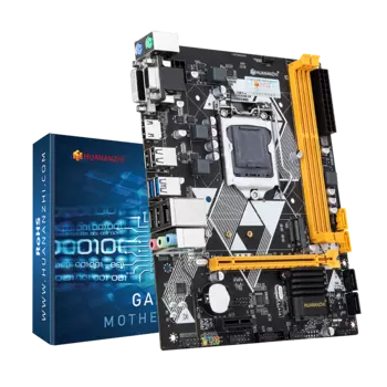Материнская плата HUANANZHI H81, Socket1150, Intel H81, 2xDDR3, PCI-Ex16, 2SATA2, 2SATA3, 7.1-ch, 2 USB 3.2, VGA, DVI, HDMI, mATX, Retail