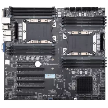Материнская плата HUANANZHI X11D-16D DUAL, 2xSocket3647, 2xIntel Xeon Gold 6149, iC621, 16xDDR4, 4PCI-Ex16, 2PCI-Ex8, 2xM.2-PCI-E, 14SATA3 RAID 0/1/5/10, 2xGLAN, IPMI, 4xUSB 2.0, 5xUSB 3.0, VGA, E-ATX, Retail (HNZ-X11D-16D-DUAL-6149)