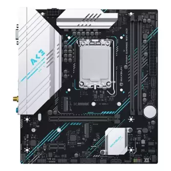 Материнская плата MaxSun B760M GAMING WIFI ACE, Socket1700, Intel B760, 2xDDR5 DIMM, PCI-Ex16, 4SATA3, 7.1-ch, 2.5GLAN, 6 USB 3.2, VGA, HDMI, mATX, Retail