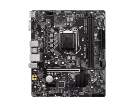 Материнская плата MSI B560M PRO-E, Socket1200, Intel B560, 2xDDR4, PCI-Ex16, 4SATA3, 7.1-ch, GLAN, 4 USB 3.2, VGA, HDMI, mATX, Retail