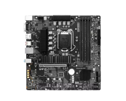 Материнская плата MSI B560M PRO-VDH, Socket1200, Intel B560, 4xDDR4, PCI-Ex16, 6SATA3, 7.1-ch, 2.5GLAN, 6 USB 3.2, VGA, HDMI, DP, mATX, Retail