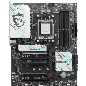 Материнская плата MSI B840 GAMING PLUS WIFI, AM5, AMD B840, 4xDDR5 DIMM, 5PCI-Ex16, 4SATA3, 7.1-ch, 2.5GLAN, 6 USB 3.0, 2 USB Type-C, HDMI, ATX, Retail