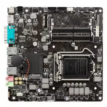 Материнская плата MSI H510TI-S09/MS-7D35, Socket1200, Intel H510, 2xDDR4, 2SATA3, 5.1-ch, GLAN, 4 USB 3.2, HDMI, mini-ITX, Bulk