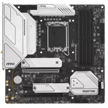 Материнская плата MSI MAG Z690M MORTAR WIFI, Socket1700, Intel Z690, 4xDDR5 DIMM, 2PCI-Ex16, 6SATA3, 7.1-ch, 5 USB 3.2, 2 USB Type-C, HDMI, DP, mATX