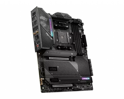 Материнская плата MSI MPG X570S CARBON MAX WIFI, SocketAM4, AMD X570, 4xDDR4, 2PCI-Ex16, 8SATA3, 7.1-ch, 2.5GLAN, 11 USB 3.2, 2 USB Type-C, HDMI, ATX, Retail