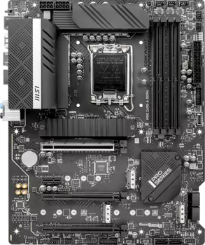 Материнская плата MSI PRO Z690-A DDR4, Socket1700, Intel Z690, 4xDDR4, 3PCI-Ex16, 6SATA3, 7.1-ch, 2.5GLAN, 7 USB 3.2, 2 USB Type-C, HDMI, DP, ATX, Retail