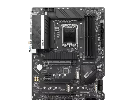 Материнская плата MSI PRO Z690-A WIFI, Socket1700, Intel Z690, 4xDDR5 DIMM, 3PCI-Ex16, 6SATA3, 7.1-ch, 2.5GLAN, 7 USB 3.2, 2 USB Type-C, HDMI, DP, ATX, Retail