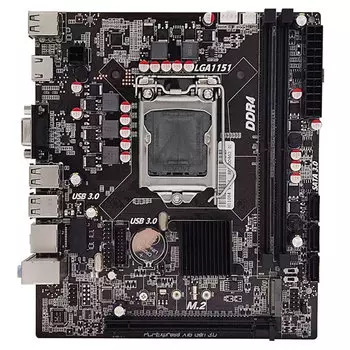 Материнская плата с процессором и кулером ZCZF H110B4, Socket1151, Intel Core i3-8100, Intel H110, 2xDDR4, 4 USB 3.0, VGA, HDMI, mATX, Retail