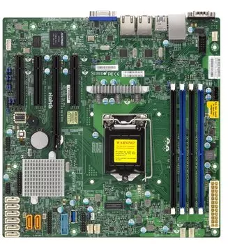Материнская плата Supermicro MBD-X11SSM-F, 1xSocket1151, iC236, 4xDDR4, 2PCI-Ex8, 8SATA3 RAID 0/1/5/10, 2GLAN, 6xUSB 2.0, 5xUSB 3.0, VGA, mATX, Bulk