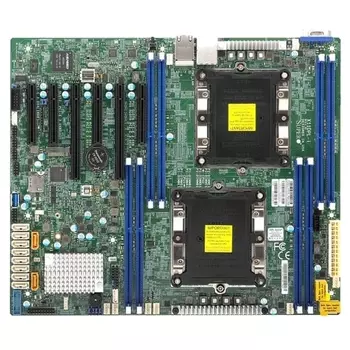 Материнская плата Supermicro X11DPL-i, 2xSocket3647, iC621, 8xDDR4, 2PCI-Ex16, 3PCI-Ex8, 1xM.2-PCI-E, 10SATA3 RAID 0/1/5/10, 2GLAN, 4xUSB 2.0, 3xUSB 3.0, VGA, ATX, Retail (MBD-X11DPL-I-O)