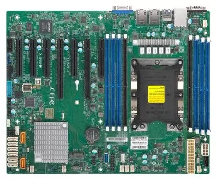 Материнская плата Supermicro X11SPL-F, 1xSocket3647, iC621, 8xDDR4, 6PCI-Ex8, 1xM.2-PCI-E/SATA, 8SATA3 RAID 0/1/5/10, 2xGLAN, IPMI, 8xUSB 2.0, 5xUSB 3.0, VGA, ATX, Bulk (MBD-X11SPL-F-B)