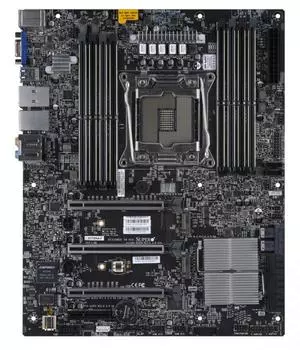 Материнская плата Supermicro X11SRA-F, 1xSocket2066, iC422, 8xDDR4, 3PCI-Ex16, 2xM.2-PCI-E, 6SATA3 RAID 0/1/5/10, 7.1-ch, GLAN, 1x5GLAN, IPMI, 6xUSB 2.0, VGA, ATX, Bulk (MBD-X11SRA-F-B)