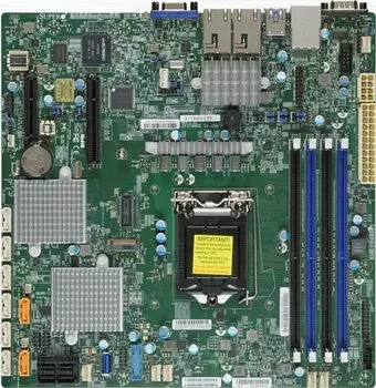 Материнская плата Supermicro X11SSH-CTF, 1xSocket1151, iC236, 4xDDR4, PCI-Ex8, 1xM.2-PCI-E/SATA 3.0, 8SATA3 RAID 0/1/5/10, 8xSAS RAID 0/1/10, 2x10GLAN, 6xUSB 2.0, 5xUSB 3.0, VGA, mATX, Retail (MBD-X11SSH-CTF-O)