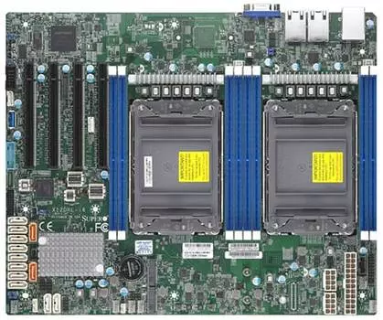 Материнская плата Supermicro X12DPL-i6, 2xSocket4189, iC621A, 8xDDR4, 4PCI-Ex16, 2xM.2-PCI-E, 12SATA3 RAID 0/1/5/10, 2GLAN, IPMI, VGA, ATX, Bulk (MBD-X12DPL-i6-B)