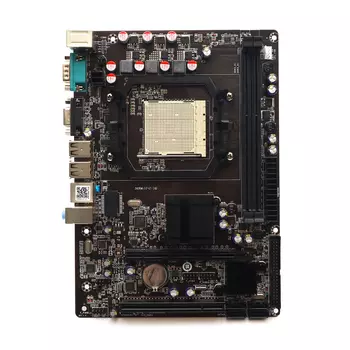 Материнская плата ZCZF A780 PLUS, SocketAM3, AMD 780G, 2xDDR3, PCI-Ex16, 4SATA2, 5.1-ch, VGA, mATX, Retail