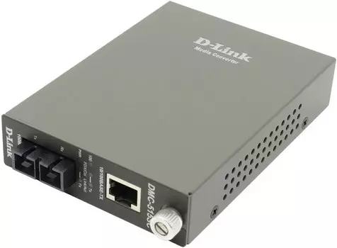 Медиаконвертер D-Link DMC-515SC, RJ-45x100 Мбит/с, SCx100 Мбит/с, SM, 15км, (DMC-515SC/D7A)