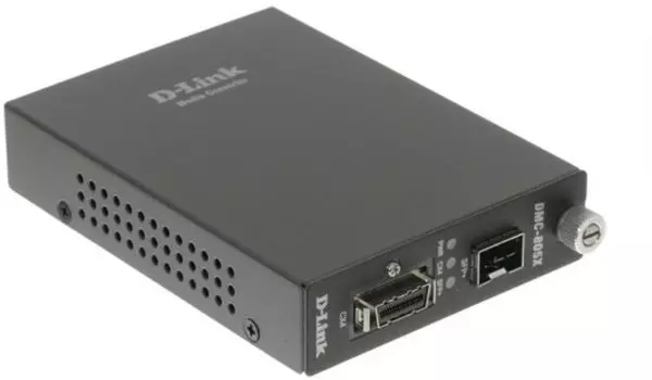 Медиаконвертер D-Link DMC-805X, 1x10GBase-CX4, 1x10GBase-X SFP+