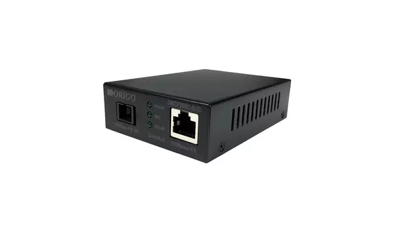 Медиаконвертер ORIGO OMCF20SC-BXD, RJ-45x100 Мбит/с, SCx100 Мбит/с, SM, одинарный, Tx:1550, Rx:1310, 20 км, (OMCF20SC-BXD/A1A)