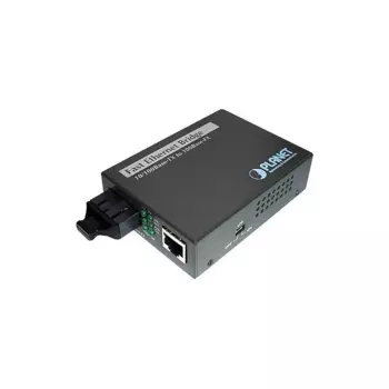 Медиаконвертер Planet FT-801, RJ-45x100 Мбит/с, STx100 Мбит/с, MM, двойной, Tx:1310, Rx:1310, 2 км