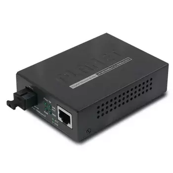 Медиаконвертер Planet GT-806A60, RJ-45x1 Гбит/с, SCx1 Гбит/с, SM, одинарный, Tx:1550, Rx:1310, 60 км