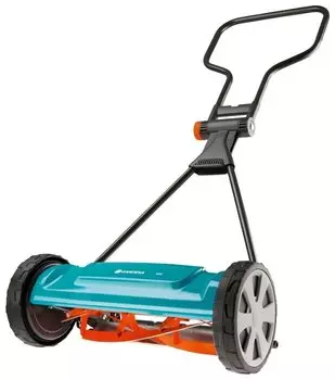 Механическая газонокосилка GARDENA 400 Classic, ширина скашивания 40см, высота скашивания 12мм-42мм, объем травосборника, 8.9кг (04018-20.000.00)