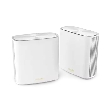 Mesh система ASUS XD6S, 802.11a/b/g/n/ac/ax, 2.4/5ГГц, до 5378 Мбит/с, LAN 1x1Гбит/с, WAN 1x1 Гбит/с, внутренних антенн: 6, комплект 2 (XD6S (W-2-PK))