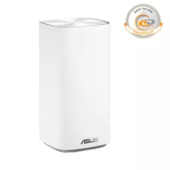 Mesh система ASUS ZenWiFi AC Mini CD6(1-PK), 802.11a/b/g/n/ac, 2.4/5ГГц, до 1467 Мбит/с, LAN 3x1Гбит/с, WAN 1x1 Гбит/с, внутренних антенн: 4 (90IG05S0-BO9400)
