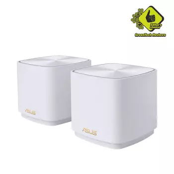 Mesh система ASUS ZenWiFi AX Mini XD4 (W-2-PK), 802.11a/b/g/n/ac/ax, 2.4/5ГГц, до 1775 Мбит/с, LAN 1x1Гбит/с, WAN 1x1 Гбит/с, внутренних антенн: 2, комплект 2 (90IG05N0-MO3R40)