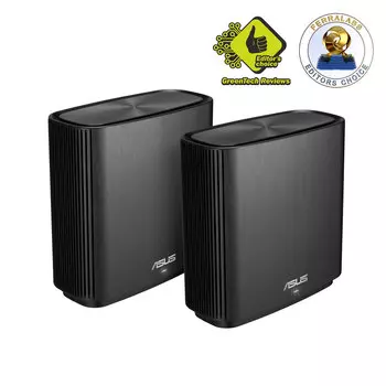 Mesh система ASUS ZenWiFi AX XT8 (B-2-PK), 802.11a/b/g/n/ac/ax, 2.4/5ГГц, до 6600 Мбит/с, LAN 3x1Гбит/с, WAN 1x2.5 Гбит/с, внутренних антенн: 6, комплект 2 (90IG0590-MO3G60)