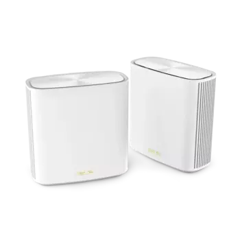 Mesh система ASUS ZenWiFi XD6 (W-2-PK), 802.11a/b/g/n/ac/ax, 2.4/5ГГц, до 5378 Мбит/с, LAN 3x1Гбит/с, WAN 1x1 Гбит/с, внутренних антенн: 6, комплект 2 (90IG06F0-MO3R40)