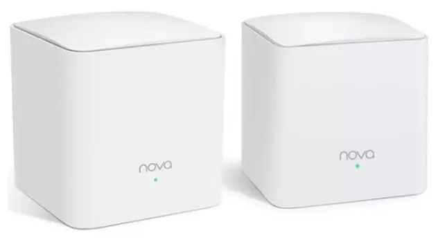 Mesh система Tenda NOVA MW5c, 802.11a/b/g/n/ac, 2.4/5ГГц, до 1167 Мбит/с, LAN 2x1Гбит/с, внутренних антенн: 2x3 dBi, комплект 2 (TENDA NOVA MW5c(2-pack))