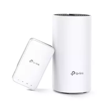 Mesh система TP-LINK Deco M3, 802.11a/b/g/n/ac, 2.4/5ГГц, до 1167 Мбит/с, LAN 2x1Гбит/с, WAN 2x1 Гбит/с, внутренних антенн: 2, комплект 2 (DECO M3(2-PACK))