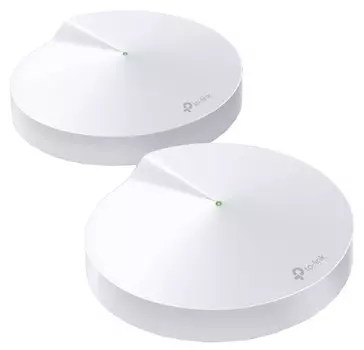 Mesh система TP-LINK Deco M5, 802.11a/b/g/n/ac, 2.4/5ГГц, до 1267 Мбит/с, LAN 2x1Гбит/с, WAN 2x1 Гбит/с, внутренних антенн: 4, комплект 2
