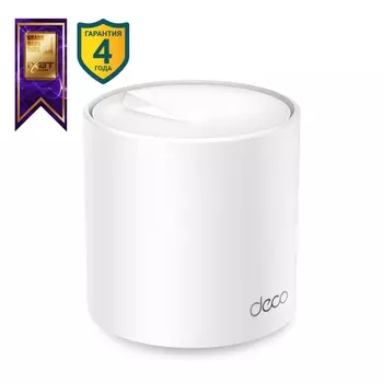 Mesh система TP-LINK DECO X50, 802.11a/b/g/n/ac/ax, 2.4/5ГГц, до 2402 Мбит/с, LAN 2x1Гбит/с, WAN 1x1 Гбит/с, внутренних антенн: 2 (DECO X50(1-PACK))