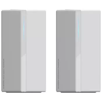 Mesh система Xiaomi Mesh System AX3000 NE, 802.11a/b/g/n/ac/ax, 2.4/5ГГц, до 2976 Мбит/с, LAN 3x1Гбит/с, WAN 1x1 Гбит/с, внутренних антенн: 4x6 дБи, комплект 2 (DVB4464GL)