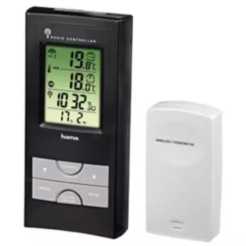 Метеостанция Hama EWS-165, черный (H-92659)