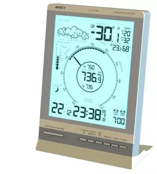 Метеостанция с беспроводным датчиком, температура в помещении / температура снаружи / влажность в помещении, RST 88772