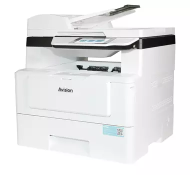 МФУ лазерный Avision AM40A plus, A4, ч/б, 40 стр/мин (A4 ч/б), 1200x1200 dpi, дуплекс, АПД-75 листов, сетевой, USB, белый (000-1111-0KG)