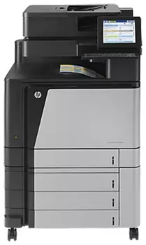 МФУ лазерный HP Color LaserJet Enterprise Flow M880z, A3, цветной, 46стр/мин (A4 ч/б), 46стр/мин (A4 цв.), 1200x1200dpi, дуплекс, ДАПД-200 листов, факс, сетевой, USB (A2W75A)