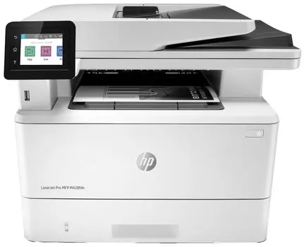 МФУ лазерный HP LaserJet Pro M428fdn,, A4, ч/б, 38 стр/мин (A4 ч/б), 1200x1200 dpi, дуплекс, ДАПД-50 листов, факс, сетевой, USB, стартовый картридж 10000 стр. (W1A32A/W1A29A_CF259X)